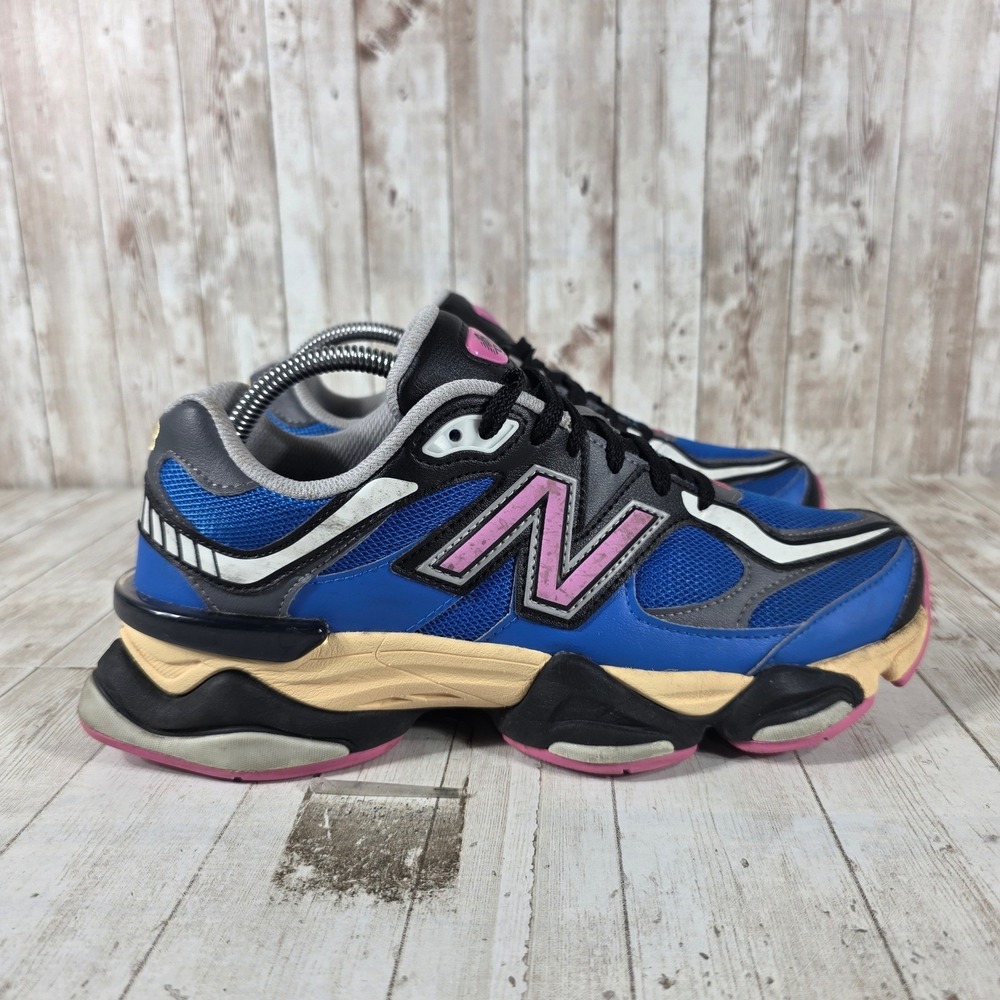 New Balance 9060 Blue Pink Black Chunky Sneakers U9060BPO Womens 9.5 Mens 8